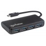 Manhattan IUSB31C-HUB430M - USB 3.2 Gen 1/4-port hub USB Hubs Onetrade